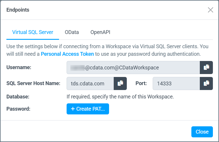 Tableau Cloud Endpoints