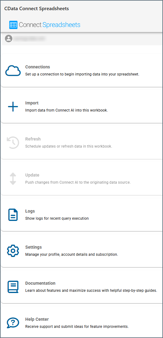 Connect Spreadsheets Full