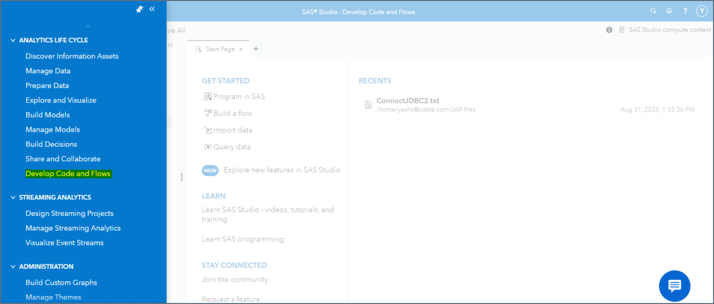 SAS visual analytics client 01