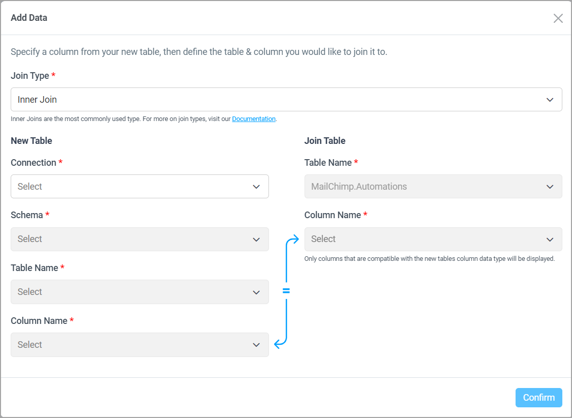 Query builder add data