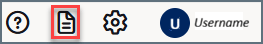 Logs page icon