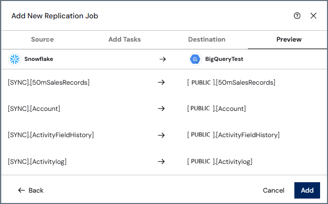 Preview tab showing pipeline configuration summary