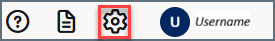 Settings page icon