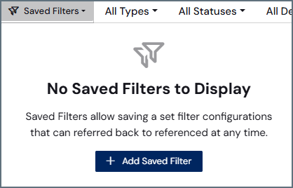 Add Saved Filter
