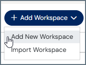 Add Workspace menu