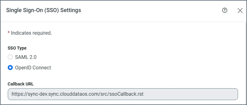 OpenID Connect callback URL configuration
