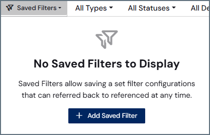 Add Saved Filter