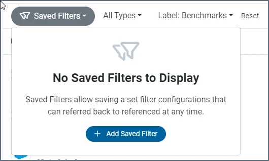 Add Saved Filter