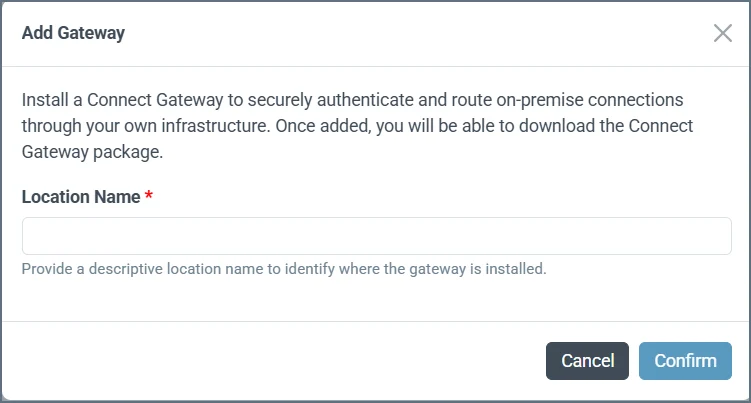 Add Gateway