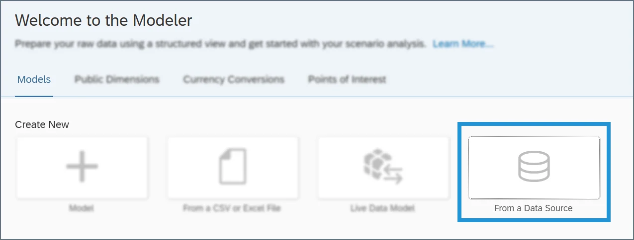 SAP Create New
