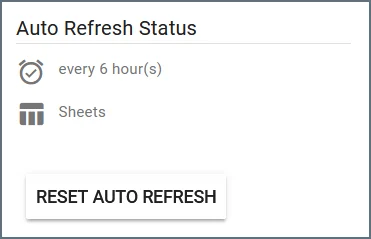 Sheets Auto Refresh