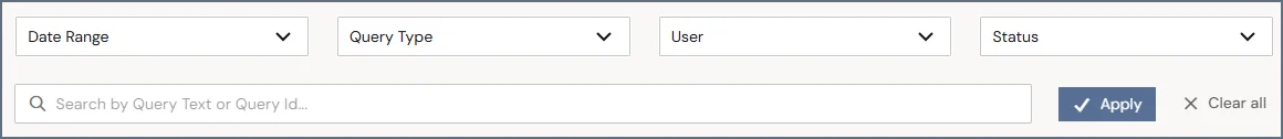 Query filter
