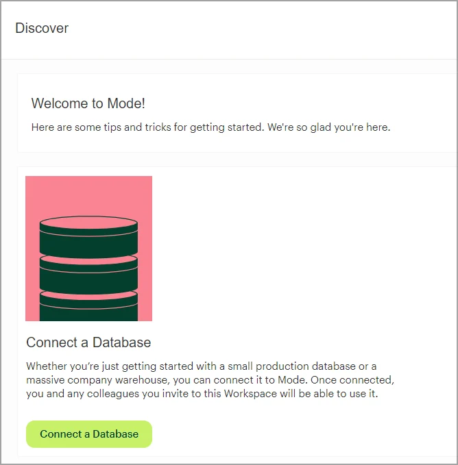 Mode Client Connect Database