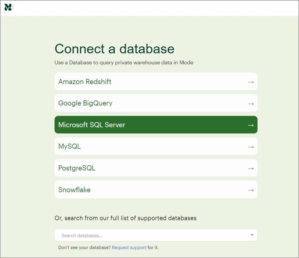 Mode Client SQL Server