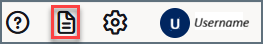 Logs page icon