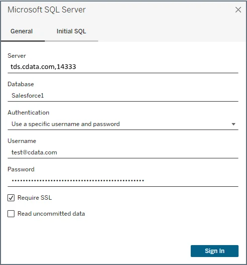 Tableau Desktop Login