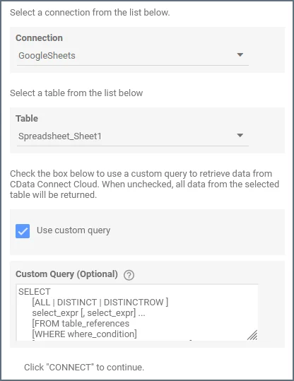 Google Table