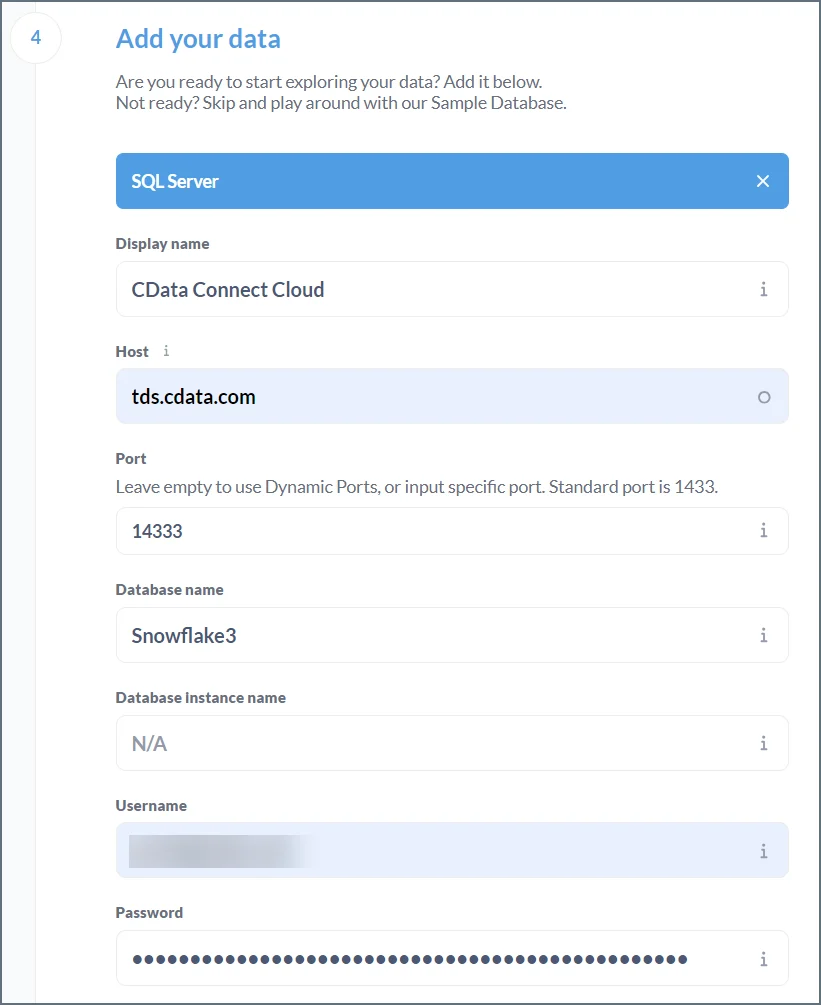 Metabase Client Add Data 2