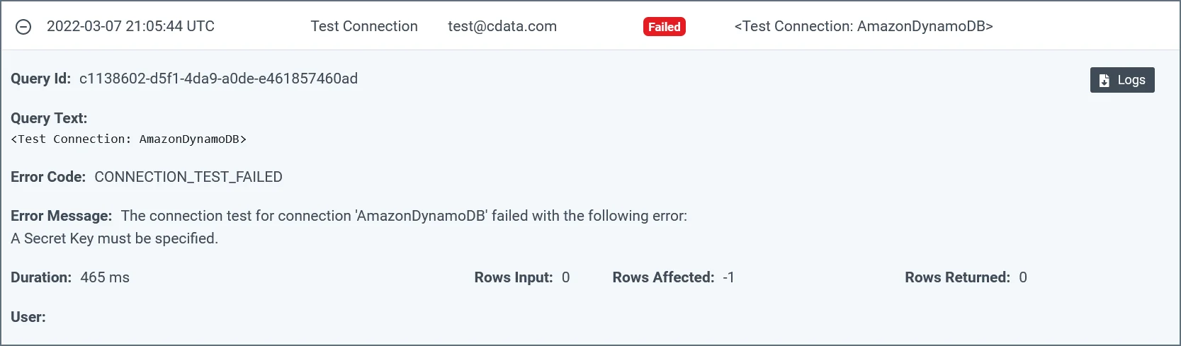 Query Details