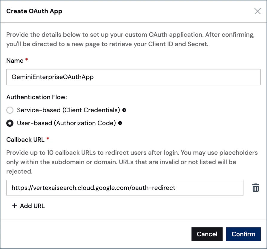 Creating an OAuth App in CData Connect AI