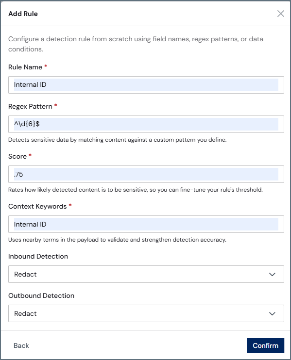 Add custom rule