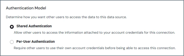 Authentication Model