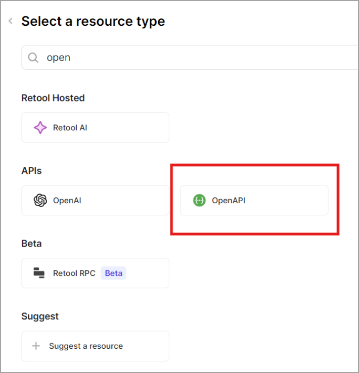 Retool client OpenAPI