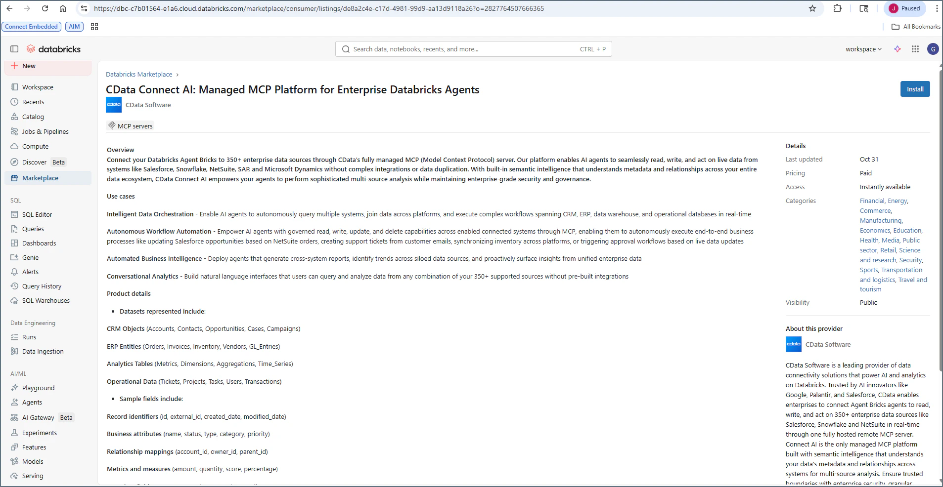 Install MCP platform