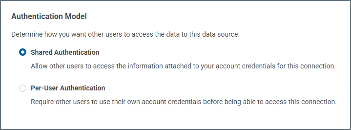 Authentication Model