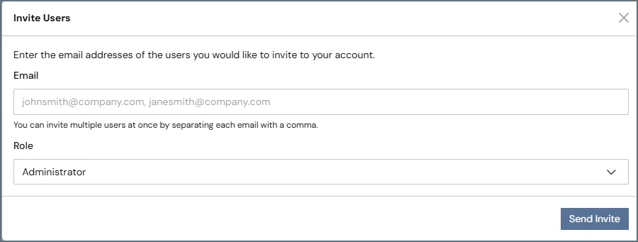 Invite users