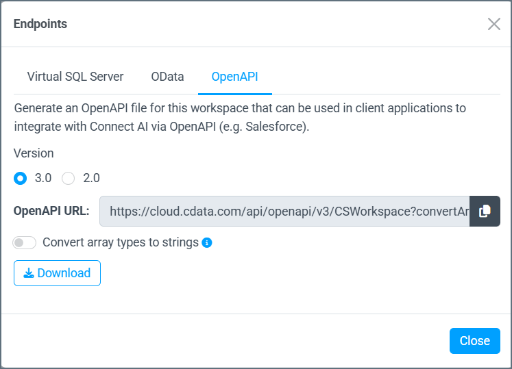 AWS App Studio client endpoints