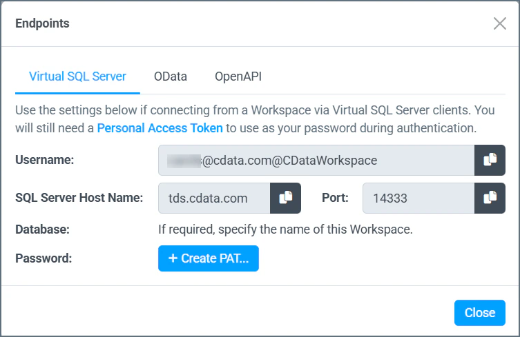 Tableau Cloud Endpoints