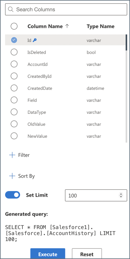 Excel addin search columns