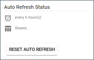 Sheets Auto Refresh