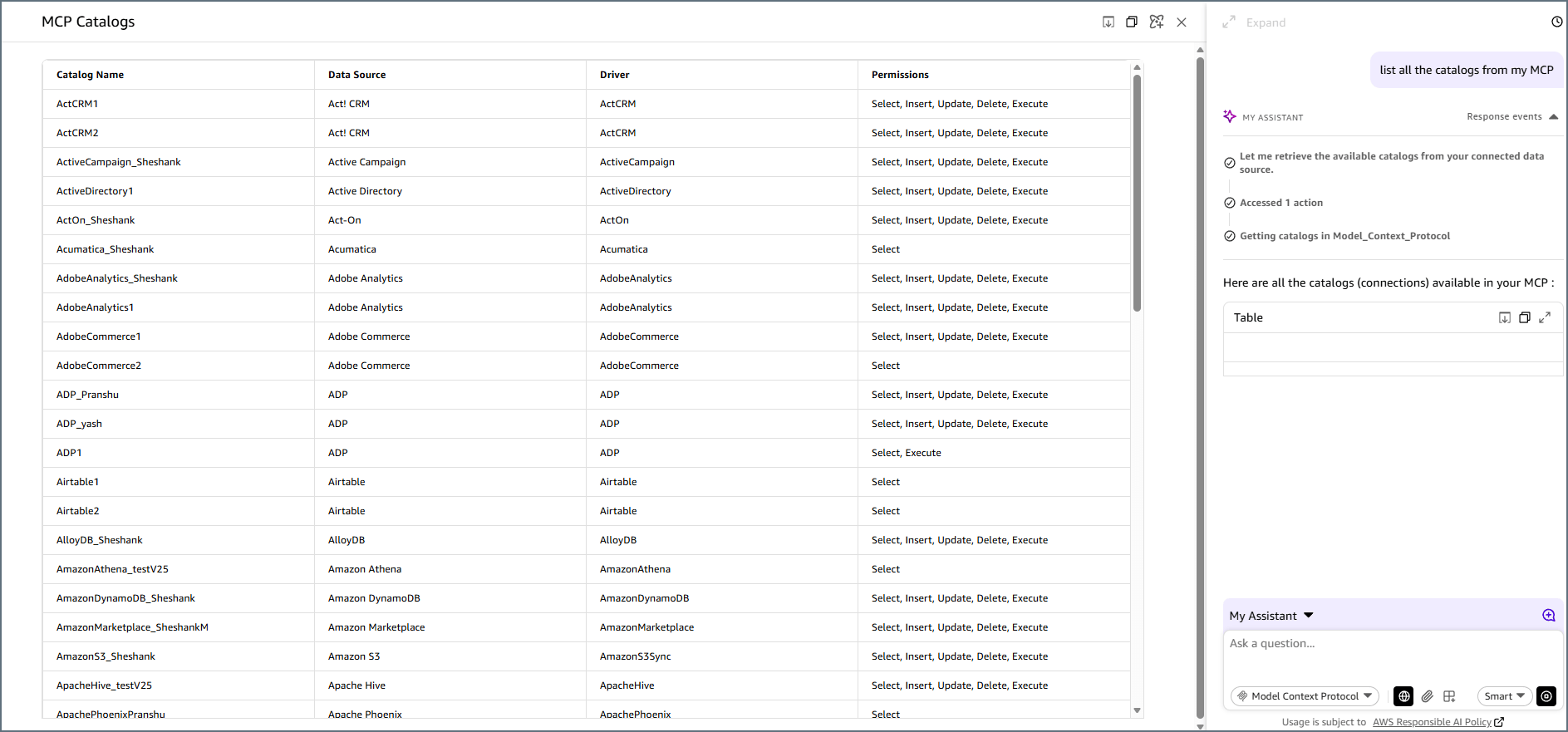 Sample query