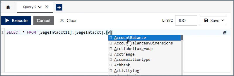 Autocomplete