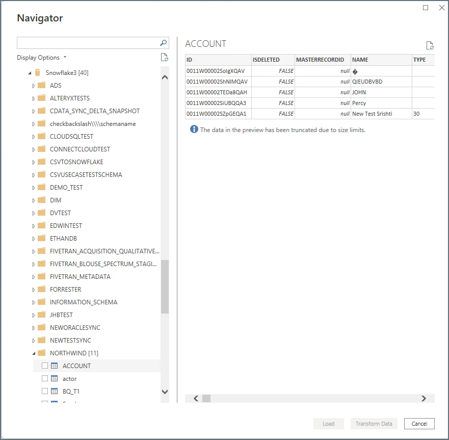 Power BI Desktop Navigator Hierarchy