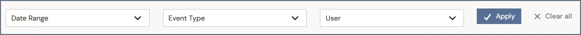 Audit filter