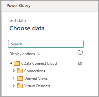 Power BI.com Get data