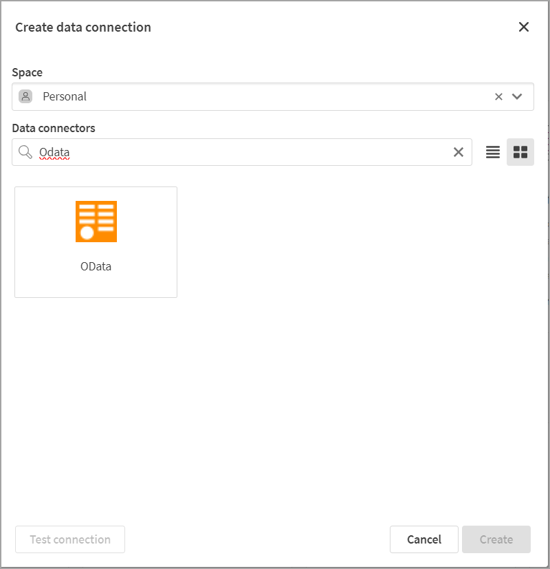 Qlik Create OData