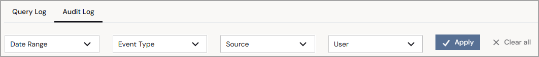 Audit filter
