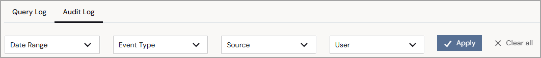 Audit filter
