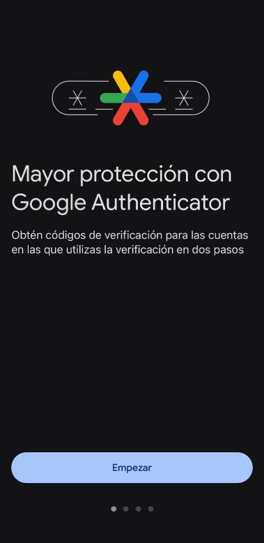 Inicio de sesión en Google en el dispositivo móvil