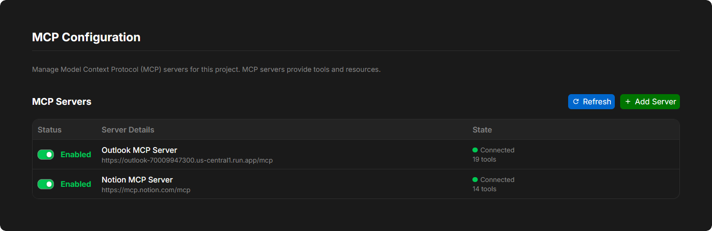 MCP Configuration - Davinci