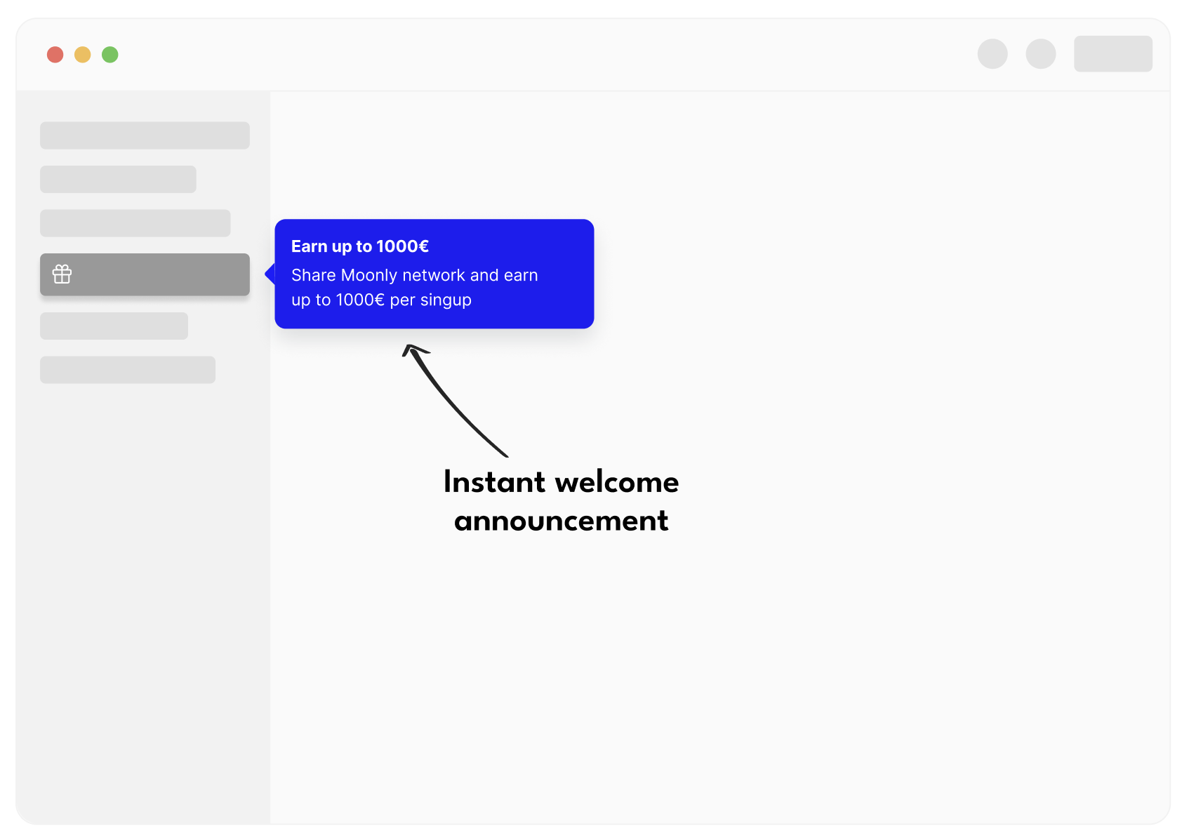 Examples of referral CTAs integrated at moments of delight