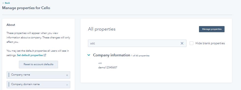 Cello Attribution Capture UCC HubSpot deal with Hubspot Form