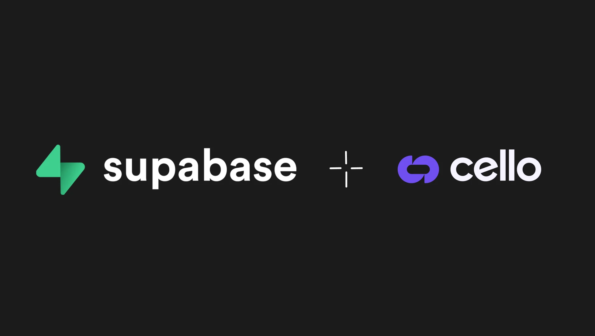Cello + Supabase integration
