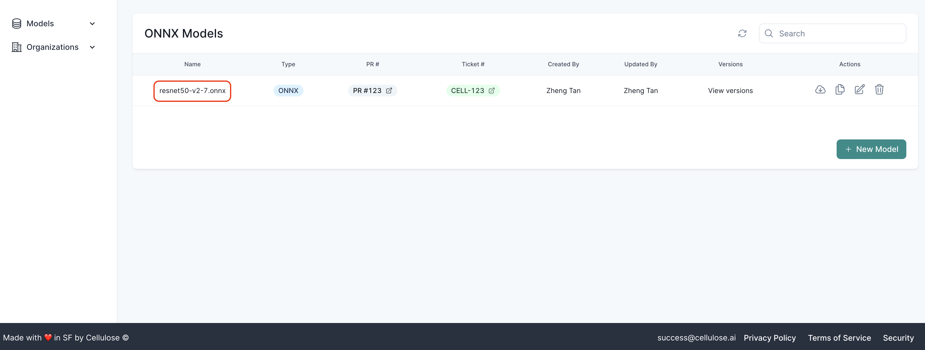 Navigating to ONNX Model Editor
