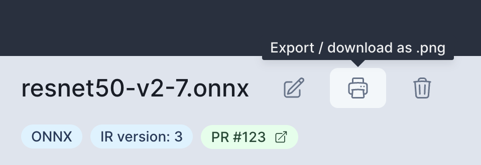 Navigating to Export Model as PNG