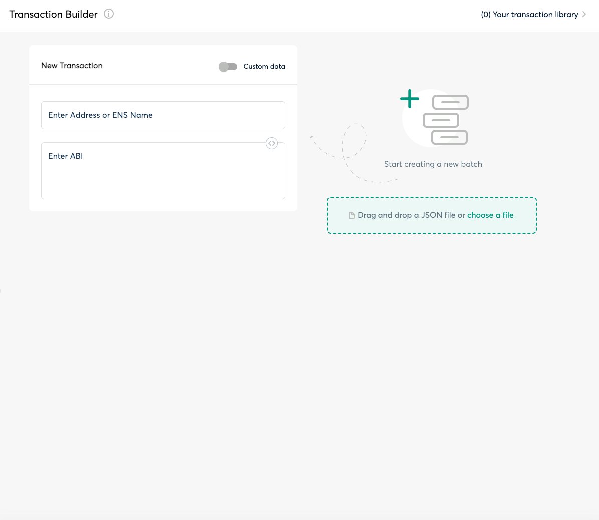 Governance Safe Creation process step 2